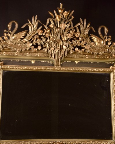 Mirrors, Trumeau  - French Giltwood Mirror Circa 1885–1900