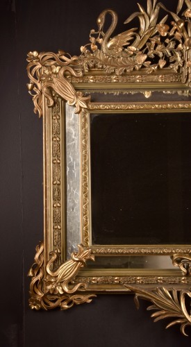 Art nouveau - French Giltwood Mirror Circa 1885–1900