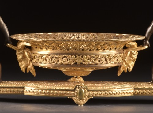 Charles X Gilt and Patinated Bronze Centrepiece - 