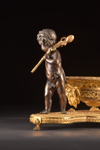 Restauration - Charles X - Charles X Gilt and Patinated Bronze Centrepiece