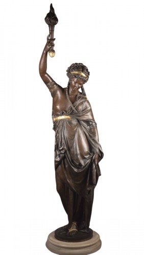 Albert-Ernest Carrier-Belleuse (1824–1887), Figure Porte-Torchère