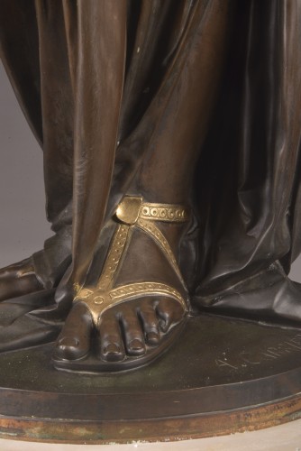 Antiquités - Albert-Ernest Carrier-Belleuse (1824–1887), Figure Porte-Torchère