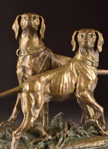 Edouard Drouot (1859–1945) Bronze Animal Group  - 