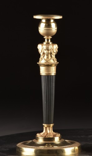 Lighting  - Pair Of “return From Egypt” Empire Candelabra circa 1805