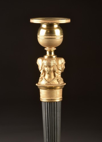 Pair Of “return From Egypt” Empire Candelabra circa 1805 - 