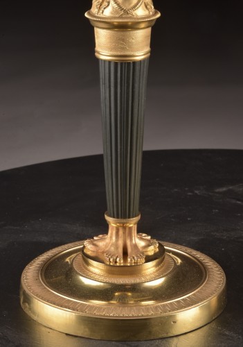 19th century - Pair Of “return From Egypt” Empire Candelabra circa 1805