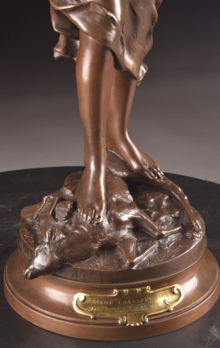 Sculpture  - Auguste Levasseur – Diana The Huntress , Circa 1900
