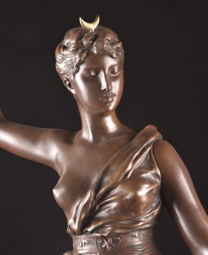 20th century - Auguste Levasseur – Diana The Huntress , Circa 1900