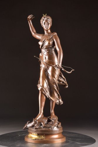 Auguste Levasseur – Diana The Huntress , Circa 1900 - Art nouveau