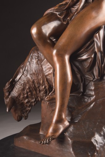 The Nymph Amalthea and Her Goat After Pierre Julien (1731–1804)  - 