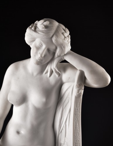Sculpture  - Meditazione by Italian sculptor Attilio Fagioli (1877–1966)