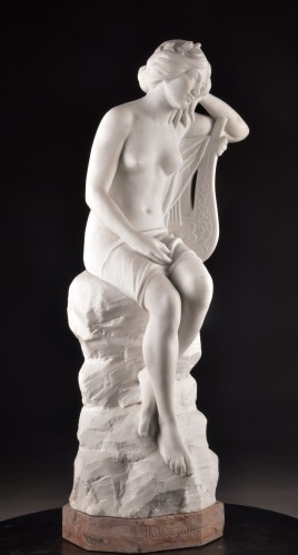 Meditazione by Italian sculptor Attilio Fagioli (1877–1966) - 