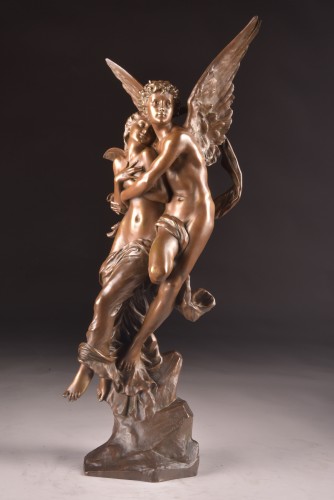 The Abduction of Psyche - Henri Godet (1863–1937) , The Abduction of Psyche, after Bouguereau  - Art nouveau