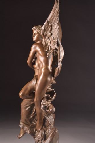 Art nouveau - The Abduction of Psyche - Henri Godet (1863–1937) , The Abduction of Psyche, after Bouguereau 