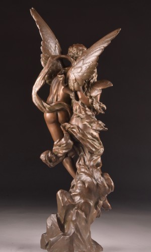 Antiquités - The Abduction of Psyche - Henri Godet (1863–1937) , The Abduction of Psyche, after Bouguereau 