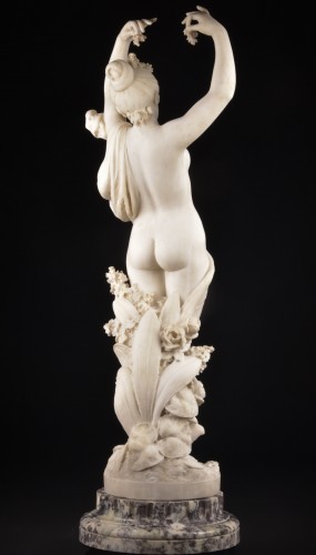 Cesare Lapini (1848 – after 1893) – Flora - Sculpture Style Art nouveau