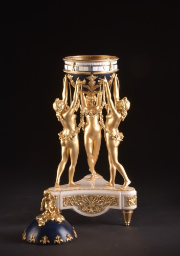 The 3 Graces, an impressive Cercle Tournant mantel clock  - Horology Style Napoléon III