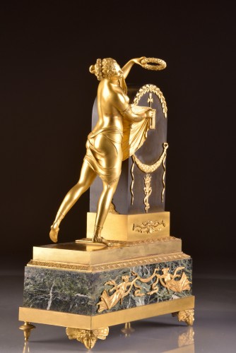 XIXe siècle - L'Oubli du Temps - Horloge à cercle tournant