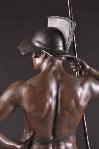 Antiquités - Jean Lavergne (1863-1928) - "Animus et VIs" monumentale sculpture en bronze
