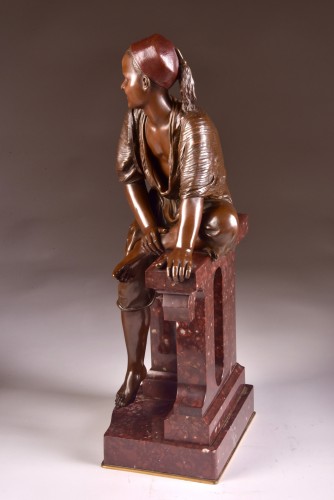 Antiquités - Edouard Pepin (1842-1927), Jeune cireur arabe