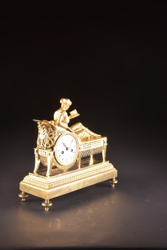Horlogerie Pendule - Madame Récamier, signé Champion à Paris