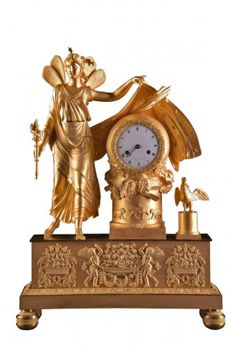 A large French Ormolu Empire pendule, Le Roy Horlogier du Roi à Paris