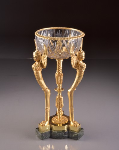 Pair of Napoleon III coups, with baccarat crystal - Napoléon III