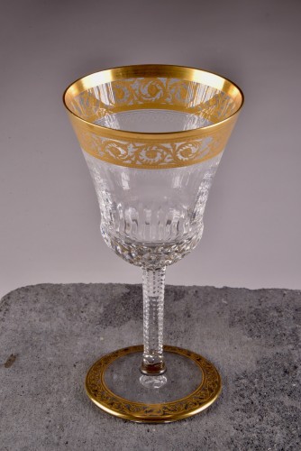 Verrerie, Cristallerie  - Cristal St. Louis Thistle Or Carafe  & 6 verres