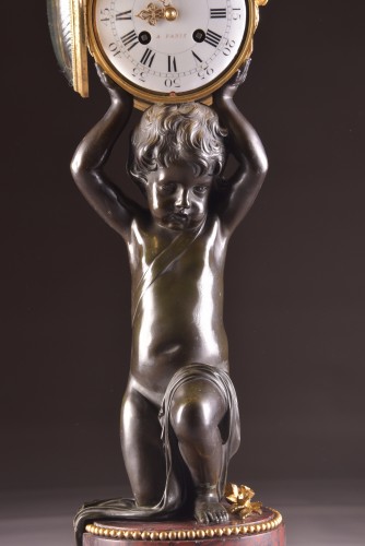 Putto carry the time, model by Pierre-Philippe Thomire - Napoléon III
