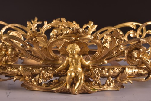 19th century - Large gilt bronze Jardinière - Henri Picard (1840-1890)