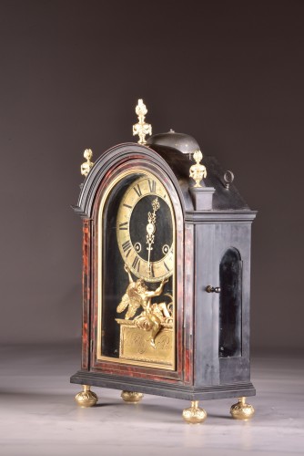 Antiquités - French 17th century &#039;Religieuse Clock&#039; by P. Lemeire