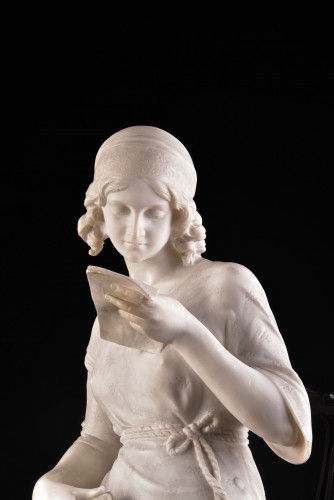 Grande sculpture féminine, Giuseppe Gambogi (Italie, 1862-1938) - Mora Antiques
