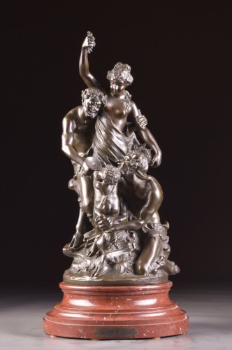 Paire de grandes sculptures, d'après Clodion (1738-1814) - Mora Antiques