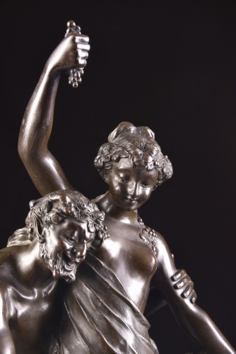 Paire de grandes sculptures, d'après Clodion (1738-1814) - Napoléon III