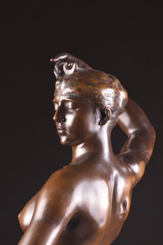 Sculpture Sculpture en Bronze - Diane chasseresse -  Alexandre Falguière (1831 - 1900)