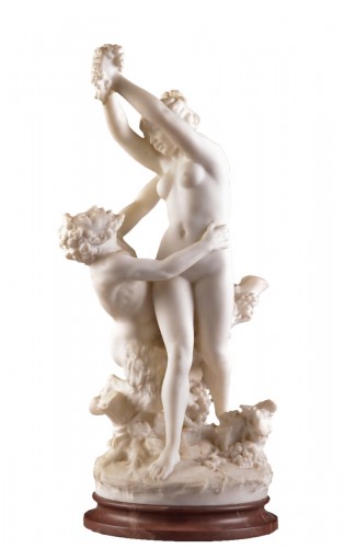 Satyre et Bacchante - G. PUGI (1850-1915)