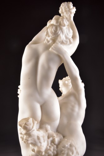 Art nouveau - Satyr and Bacchante G. PUGI (Italy. 1850-1915)