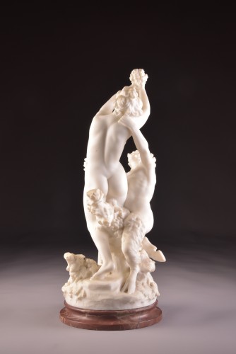 Antiquités - Satyre et Bacchante - G. PUGI (1850-1915)