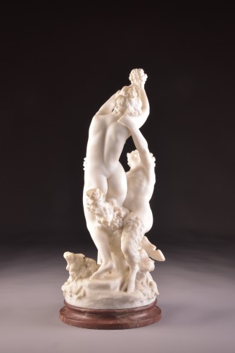 Antiquités - Satyre et Bacchante - G. PUGI (1850-1915)