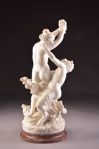 Antiquités - Satyre et Bacchante - G. PUGI (1850-1915)