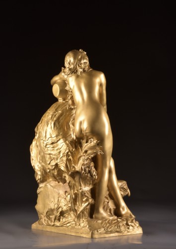 Antiquités - Nymph and cupid -Raoul Verlet (1857-1923)