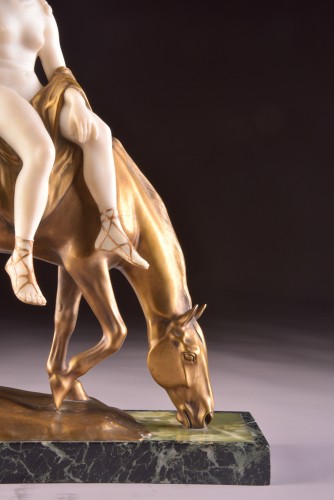 Amazon - Albert Hinrich HUSSMANN (1874-1946) - Sculpture Style Art nouveau