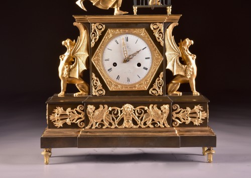 19th century - LEROY A PARIS ( 1805) - A large French Empire mantel clock 