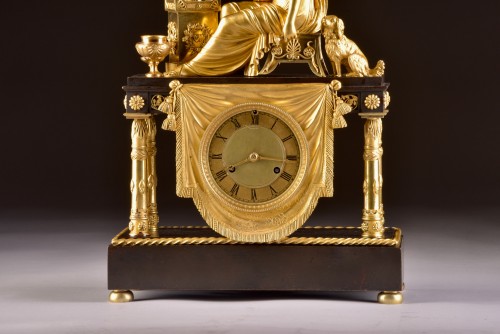A rare French Memorial clock - Horology Style Louis-Philippe
