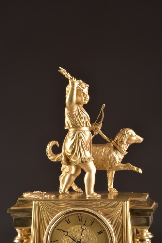 French Empire ormolu bronze mantel clock - Horology Style Empire