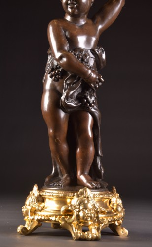 Lighting  - An exceptionally imposing bronze figurative Candelabra