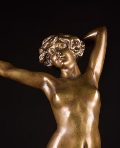 L'éveil - Paul Philippe (1870 - 1930) - Sculpture Style Art nouveau