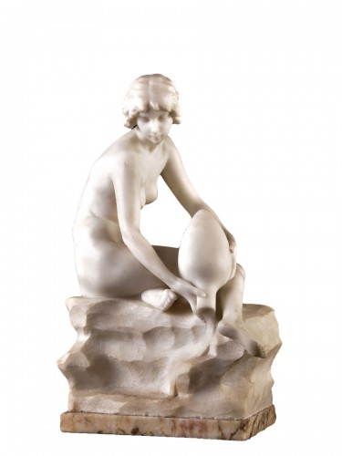 Jeune femme nue à l'amphore - G. PUGI (1850-1915)