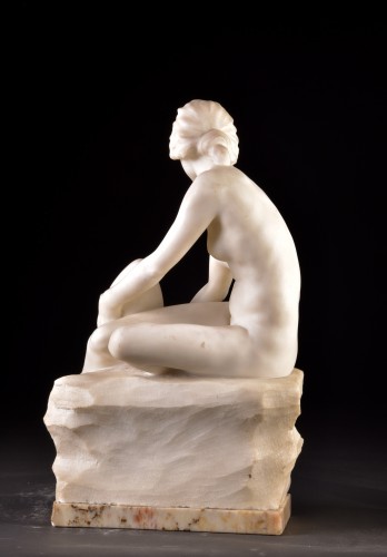 XXe siècle - Jeune femme nue à l'amphore - G. PUGI (1850-1915)
