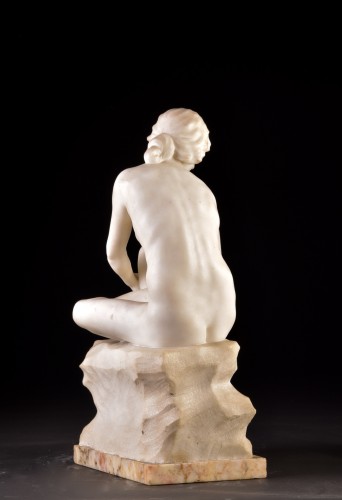 Art nouveau - Jeune femme nue à l'amphore - G. PUGI (1850-1915)